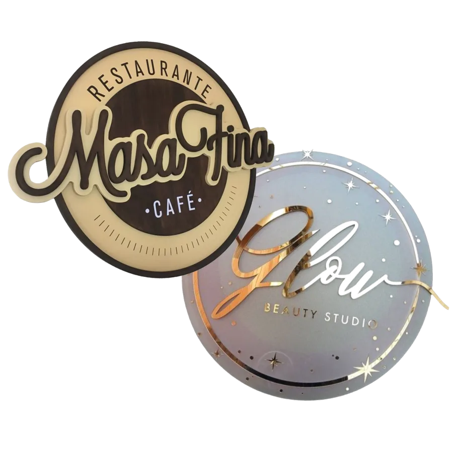Logo Acrílico / Madera